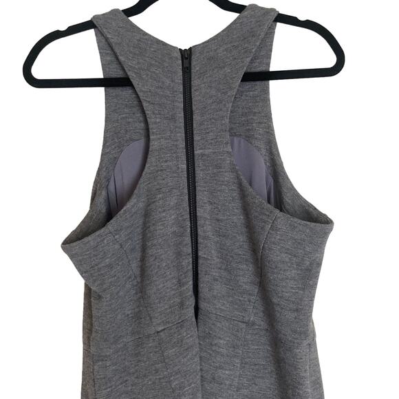Milly Of New York Women's Gray Racerback Dress Size Large - Picture 4 of 9